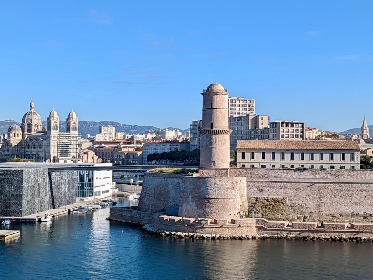Vue Mer Le Panoramique Vieux-Port De Marseille Ngoại thất bức ảnh