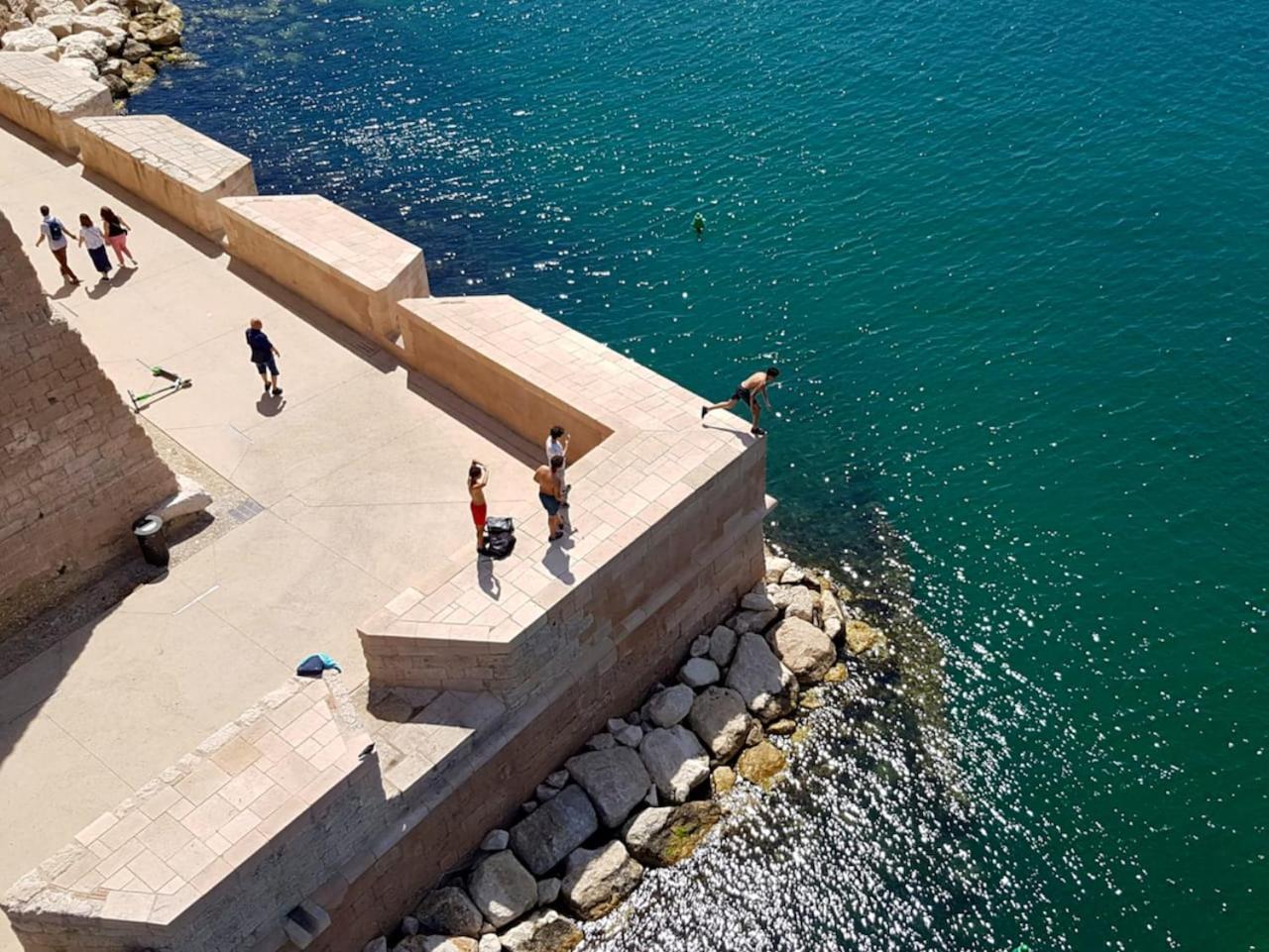 Vue Mer Le Panoramique Vieux-Port De Marseille Ngoại thất bức ảnh